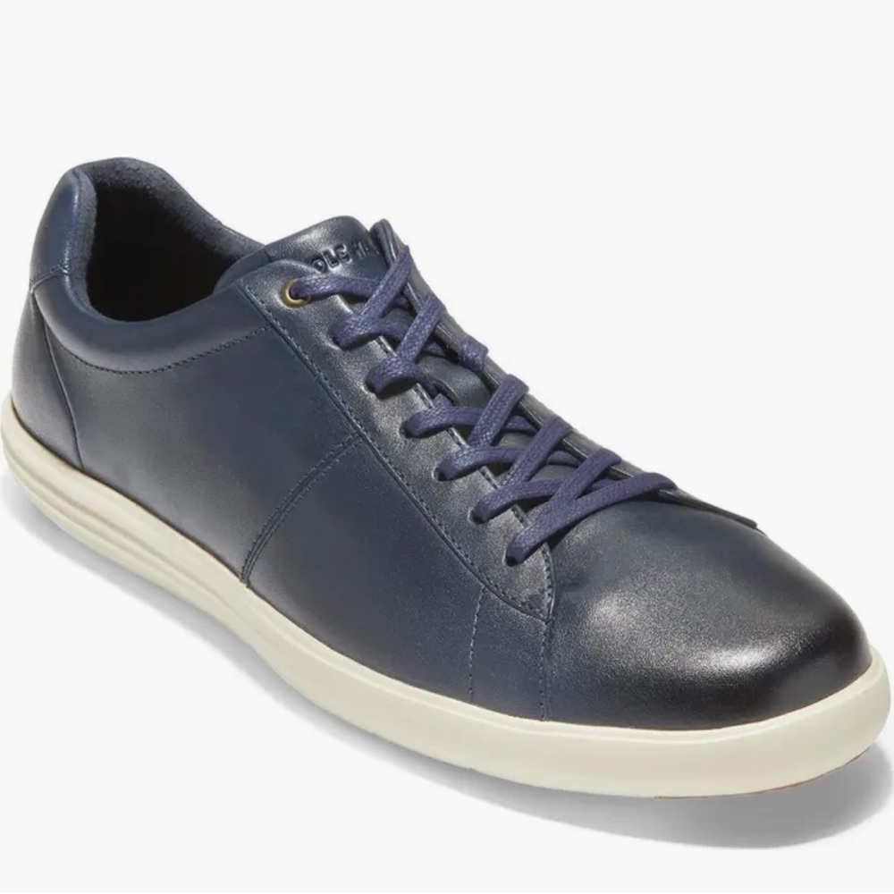 Cole Hann Grand Crosscourt II Blue Leather Sneaker Shoes (C26522) men’s 13